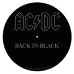 Pyramid International AC/DC Turntable Record Slip Mat for Mixing, DJ Scratching and Home Listening, Non-Slip (Logo Design) - Official Merchandise