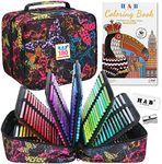 H & B 180-Color Colored Pencils Set
