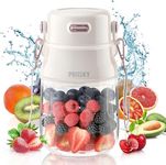 Portable Blender, Personal Blender for Shakes and Smoothies with 27oz Cup, Lid and Shoulder Strap, Type-C USB Rechargeable, Dishwasher Safe Parts, BPA-free, Food and Juice for Gym/Travel/Kitchen