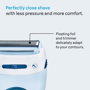 Braun Silk-épil 5 Lady Shaver – Blue Electric Razor for Women