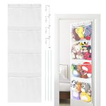 Over Door Storage Teddy Hammock Toy Storage Net Soft Toy Hammock For Stuffed Animals Door Hanging Storage Organiser Stuffed Animal Storage Over The Door Organiser For Bedroom Bathroom Nursery Kid Room