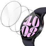 JETech Screen Protector for Samsung Galaxy Watch 6 40mm, Tempered Glass Anti-Scratch, HD Clear, 3 Pack