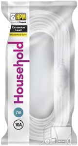 HPM Household Duty Extension Lead White 7m
