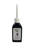 MOLY OIL 50ml Molybdenum Disulphide reinforced silicone oil. Tough Duty lubricant for robots, 3D printers and other machines