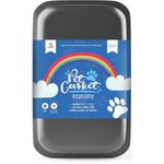 Pet Casket - 2 Colors - Pet Loss Memorial Burial Casket for Dogs, Cats, Gifts (Medium, Black)