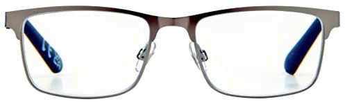 Foster Grant Eye Care Larch Reading Glasses, Gunmetal, 2.50 Magnification UK