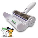 CALM DA FUR DOWN Pet Hair Remover Reusable Roller - Portable Effective Cat & Dog Hair Remover- Pet Lint Roller Extra Sticky for Couch, Cat Trees, Dog beds, Carpet, Bedding, Car, Home Fur Removal Tool