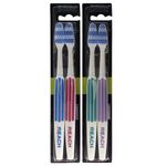 REACH Essential Care Interdental Firm Toothbrush, Duo Pack x 2, Full Head Hard Bristle Manual Toothbrushes, Variety Colors Multipack, Daily Oral Enamel Dental Care