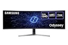 Samsung LC49RG90SSPXXU 49" Curved LED Monitor - Dual WQHD 5120 x 1440, 120Hz, HDMI, Displayport, USB