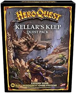 Avalon Hill HeroQuest Kellar's Keep Expansion, a partir de 14 años, 2 a 5 jugadores, requiere sistema de juego HeroQuest para jugar, multicolor, F4543