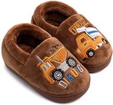 Toddler Boys Girls Warm House Slippers Little Kids Winter Indoor Home Shoes Comfy Cute Animal Fluffy Slippers