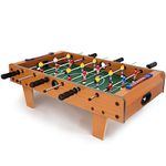 M.Y 27" Deluxe Table Top Football Game | 69cm x 37cm | Nine-A-Side Foosball Table Game For Kids and Adults | Football Gift