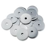 M5 Washers, M5 x 25mm Penny Washers, (Pack of 20) A2 304 Stainless Steel Washers, Flat Repair Washer, Large Metal Washers, Plain Round Chrome Washers for Screws & Bolts