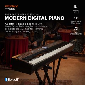 Roland FP-E50 88-Key Digital Piano – Portable Keyboard