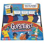 Hasbro Gaming Guesstures Game, Charades Game for 4 or More Players, Includes Customizable Cards and Clapper, Family Party Game for Ages 8 and Up