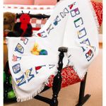 Baby Alphabet 45 Inch x41 Inch Afghan Cloth