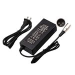 42V Charger 3-Pin Quick Charger 10S Lithium Battery for Razor MX500 MX650 SX500 RSF650 Dirt Quad 500, Schwinn S600 S1000 ST1000, GT GT750, Mongoose M750, IZIP I600 I750, Super Turbo 800 1000 Elite