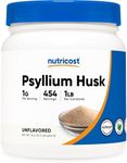 Nutricost Psyllium Husk Ground Powder (1lbs) - Gluten Free and Non-GMO