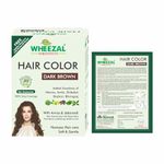 WHEEZAL Hair Color - Dark Brown,1 BOX(12 POUCHES*20 GM)