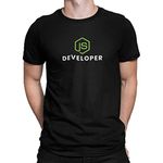 DUDEME Java DeveloperT-Shirts for Programmer, Coding, Developer, Software mens, Round Neck T Shirts for Women, Half Sleeve Tshirt for Men (Black, S)