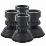 DALUCI Anti Vibration Pads for Washing Machine & Appliances – Heavy Duty Rubber Feet with Suction, Noise Reduction, Shock Absorber Base – Set of 4 Adjustable Pads for Washer, Dryer, Refrigerator