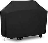 Estefanlo BBQ Covers Waterproof Heavy Duty Large Grill Cover, 3-4 Burner Gas BBQ Covers, Windproof, Rip-Proof, Outdoor Large Barbecue Cover for Weber, Brinkmann, Char-Broil