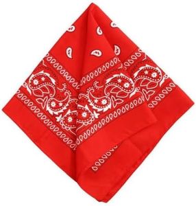 Tough Headwear Large Bandana Headband - Handkerchief Bandanas for Men & Women - Cowboy Scarf - Paisley Bandana Pack