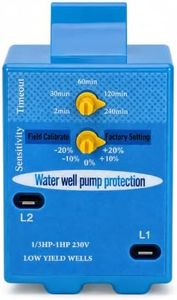 Well Pump Protector 1/3-1HP 230V Dry Run Auto Shutoff