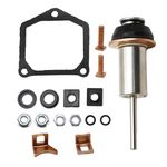 Starter Solenoid Rebuild Repair kit w/Plunger Spring Contact Compatible with Harley Big Twins 1991-2006 Dyna Electra Glide Fatboy Heritage Softail Springer Road King & Sportster 1981/up