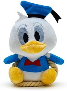 Buckle-Down Disney Dog Toy, Disney Donald Duck Chibi Sitting Pose Pet Toy, Plush with Rope