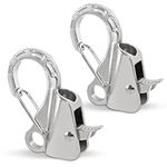 Boat Anchor Hook Sliding Hook,Easy to Use Knotless Anchor System with Quick Release,Stainless Steel Boat Anchor Hook Clips for 3/8" - 5/8" Boat Anchor Rope Jet Skis PWCs Pontoon Jon Boat,Hold 8500 lbs