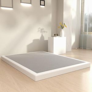 Vehowy 3 Inch Box Spring Queen, Low Profile Box Spring Queen Size, Metal Bed Base,Heavy Duty Mattress Foundation, Non-Slip,Easy Assembly