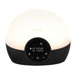 Lumie Bodyclock Glow 150 - Wake-up Light Alarm Clock with 10 Sounds and Sleep Sunset, White