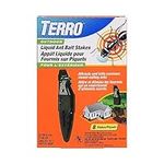 TERRO T1813CAN Outdoor Ready-to-Use Liquid Ant Bait Stake Ant Killer Trap - Kills Common Household Ants - 8 Ant Bait Stakes