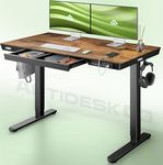ARTIKEL Artidesk Advanced Pro Electric Height Adjustable Office Table DIY|100 Kg Wt.| Smart Panel USB & Type C & Anti-Collision Sensor| Sit Stand Computer Desk|120 X 60 Cm| Brown