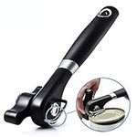 Can Opener Smooth Edge Manual, Can Opener Handheld, No Sharp Edges with Soft Grips, Food Grade Stainless Steel Cutting Can Opener, Professional Ergonomic Can Opener for Kitchen & Restaurant