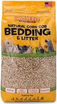 Sunseed Natural Corn Cob Bedding & Litter for Pet Birds and Small Animals – Made in USA – 350 Cubic Inches