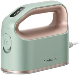 Newbealer Smart Steam Iron for Clothes - 1200W Professional-Grade Turbo Steam, 3 Steam & 3 Dry Heat Modes, 45s Heat-Up, 6oz Tank, Auto-Off, Nonstick Ceramic Soleplate for Home, RV & Hotel (120V Only)