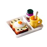 URFEDA Miniature Kitchen Accessories Set for Dollhouse, Miniature Food Mini Food Drink 1:12 Scale Dollhouse Miniature Food Kitchen Accessories