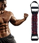 CMLLING Chest Expander,Adjustable Bench Press Band with Bar,Arm Pull Bar Arm Muscle Chest Exerciser, Suit for Home Workout, Gym, Fitness (Red)