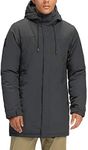 CAMELSPORTS Mens Winter Coats Long Warm Jacket with Hood Casual Quilted Puffer Parka Windproof Jackets