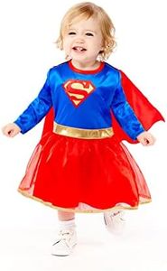 amscan Déguisement Warner Bros Supergirl pour bébé - 9906721-12-18 mois - Multicolore
