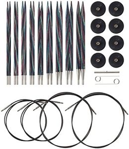 Knit Picks Options Square Wood Interchangeable Knitting Needle Set - US 4-11 (Foursquare)