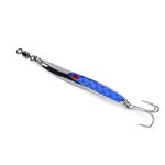 Deadly Dick Lure,Fishing Lures Sequins Bait Metal Bass Hard Spoon Bait Jig Lure Artificial Hook(28g Blue)