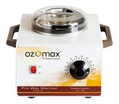 Ozomax Pro Wax Warmer | Professional Electric Wax Heater for Hair Removal | Home & Salon Use (Black)