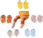 Legsleeve for Crawling - 5 Pack Anti Slip Unisex Baby Knee Protectors - Toddler Knee Pads Gift Idea for Baby