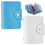 Kraptick Leather Credit Card Holder with Double-Sided Slots for Cards, Business Card Holder, ATM Card Holder for Women and Men- 24 Double Sided Card Slots (MFP1186)