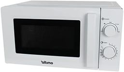 Altimo 700W 20L White Microwave Oven, 5 Cooking Power Levels, Quick Defrost Function, Manual Kitchen Timer MMW701W