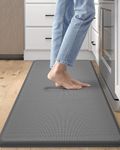 DEXI Anti Fatigue Kitchen Mat, 3/4 Inch Thick, Stain Resistant, Padded Cushioned Floor Comfort Mat for Home, Garage and Office Standing Desk, 48"x20", Grey