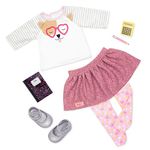 Our Generation – School Outfit – Classroom Accessories – 18-inch Doll Clothes – Pretend Play – Toys for Kids Ages 3 & Up – Classroom Cutie